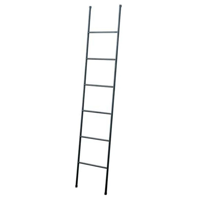 

Modern Rustic Decorative Metal Leaning Ladder Rack - Towel Drying And Display Rack, Quilt And Blanket Display Ladder