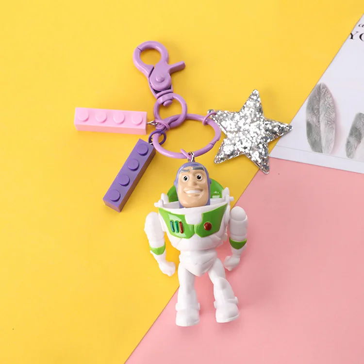 Брелок для ключей с героями мультфильмов История игрушек 4 Вуди Базз Лайтер чужой