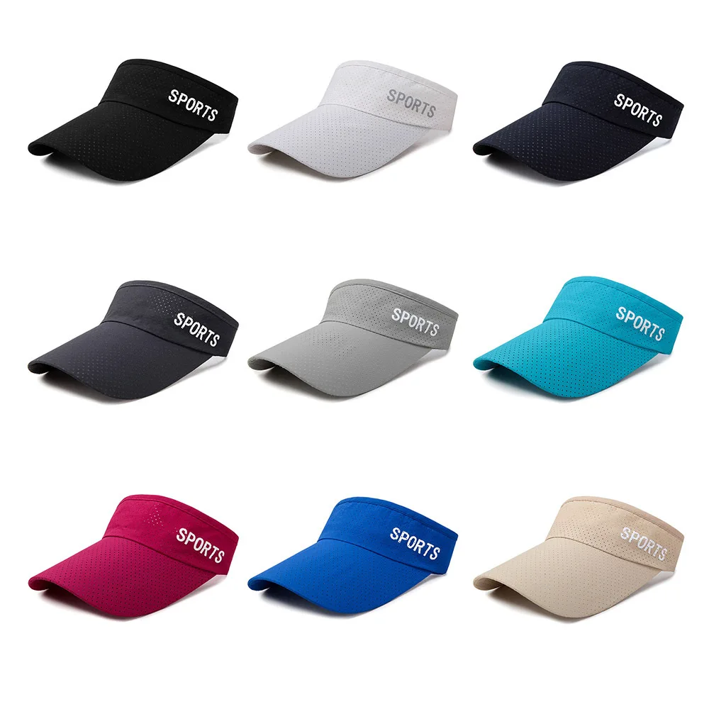 Спортивная Кепка унисекс летняя Регулируемая с солнцезащитным козырьком кепка