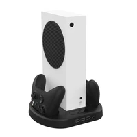 Electronic Machine Accessories Game Console Cooling Vertical Stand for Xbox Series Dual Controller Charger