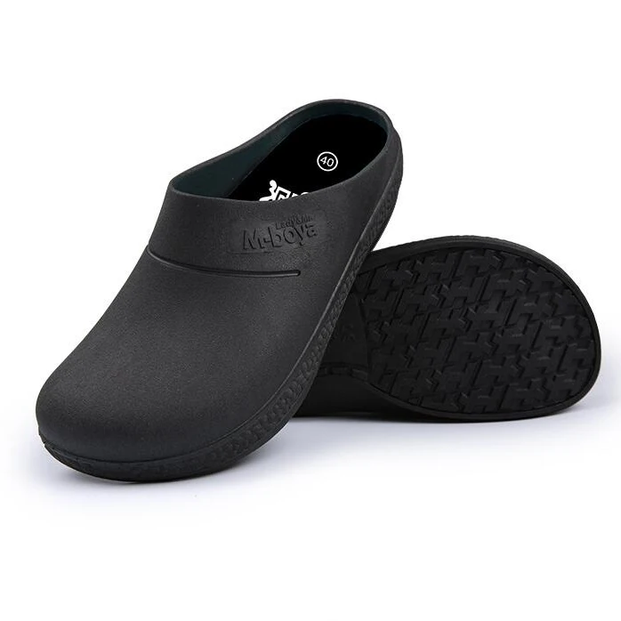 

Jumpmore Unisex Slippers Waterproof Non-slip Oil-proof Breathable Wear-resistant Safety Shoes For Kitchen Work Shoes Size 36-45