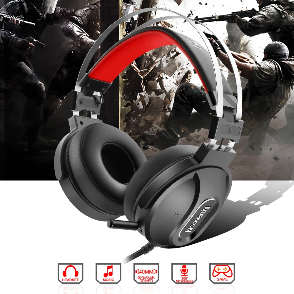 Redragon LADON H990 игровая гарнитура 7,1 USB Surround PRO проводная компьютерная гарнитура наушники с микрофоном для MAC PC ноутбука PS4