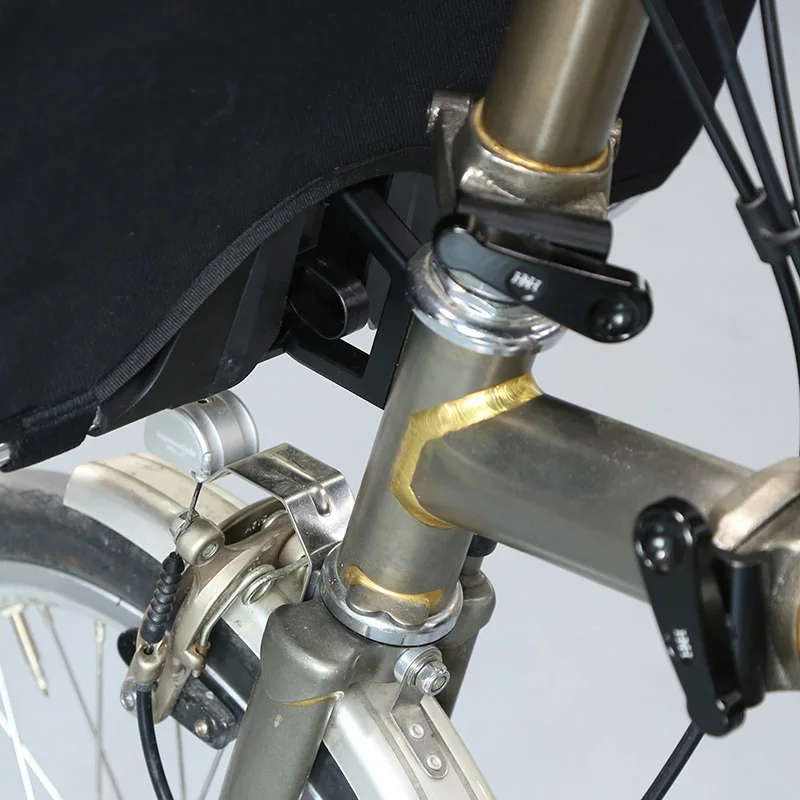 Ультра-светильник передний блок несущей стойки велосипеда для Brompton складной