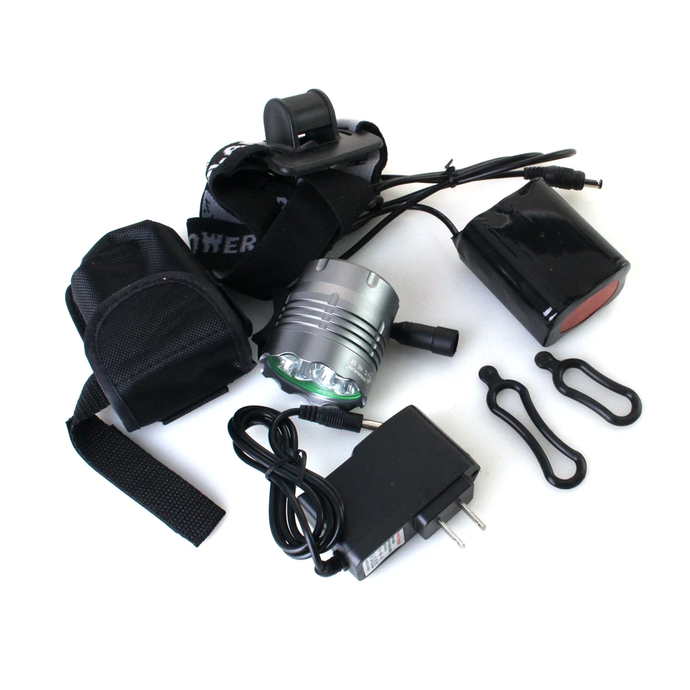 ZHISHUNJIA ZSJ005 Велосипедные фары 5 X Cree XM-L T6 4000lm 3-Mode 6x18650 Велоспорт велосипед передний