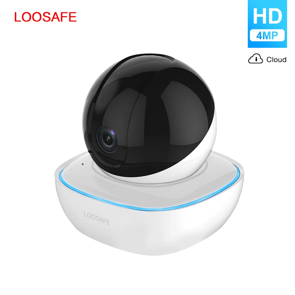 LOOSAFE Домашняя безопасность 4MP облачная Беспроводная ip-камера 2 способа Аудио