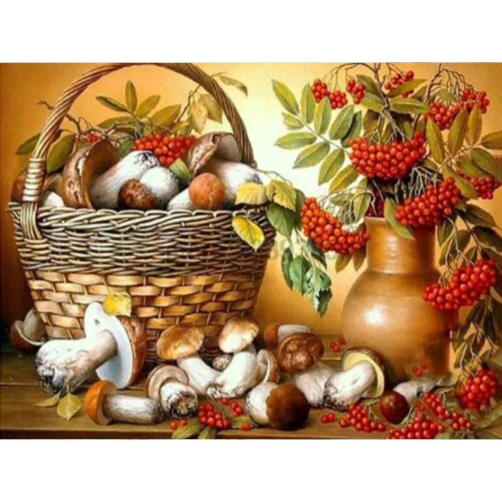 Алмазная живопись 5d своими руками полностью квадратная вышивка растения Стразы