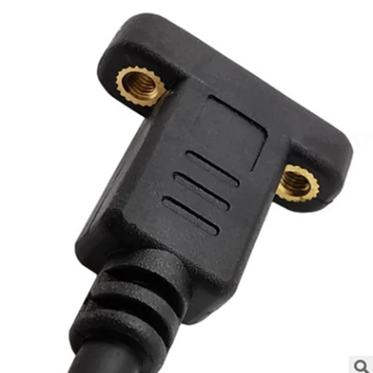 USB-C USB 3.1 Type C Male to Female Extension Data &amp Charging Cable with Panel Mount Screw 30cm | Электроника