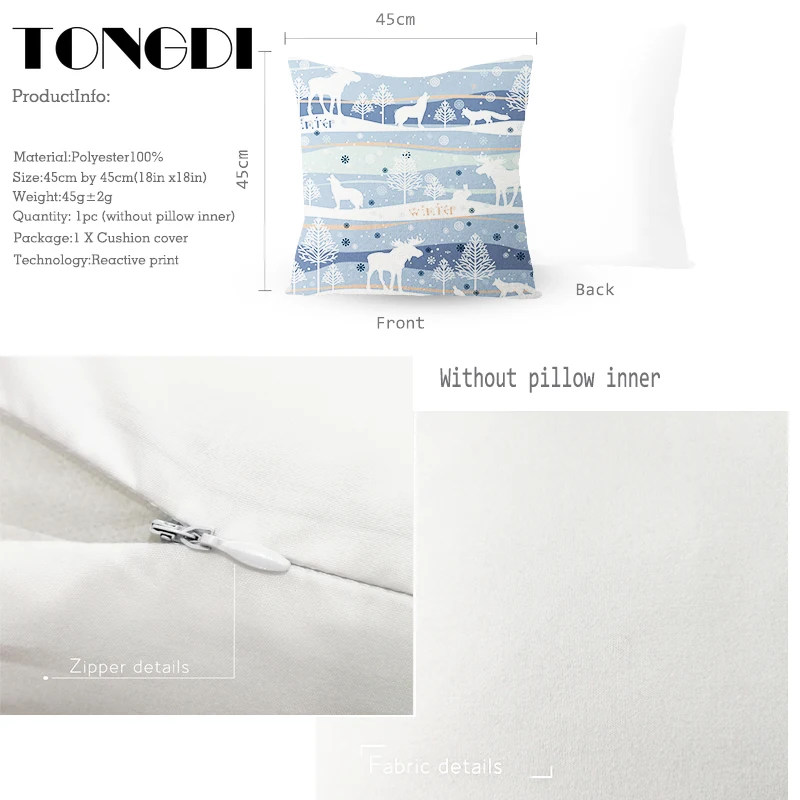 TONGDI искусственная кожа с принтом легкий бархатный высококачественный