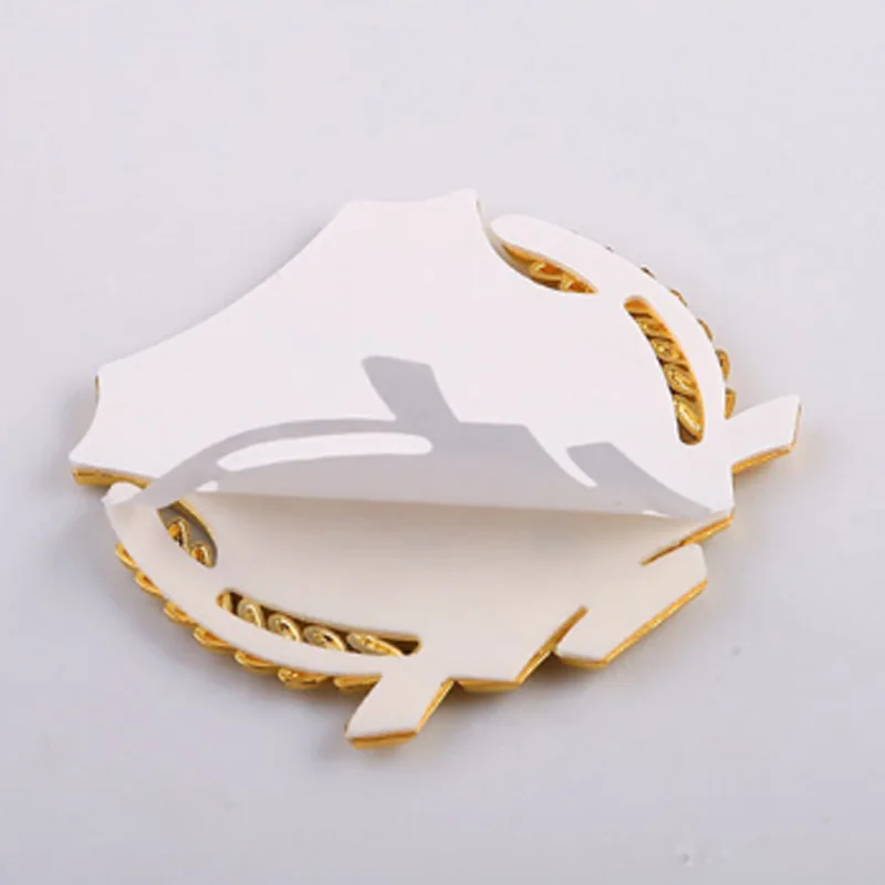 1 шт. металлическая эмблема в виде пшеничных ушей для кузова автомобиля наклейка