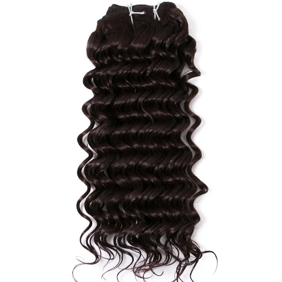 

Накладные синтетические волосы deep wave, 16 дюймов, 4 шт., 100 дюйма