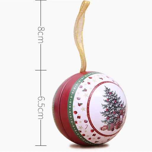Рождественские сувениры Подарочные конфеты елочные шарики коробки украшения