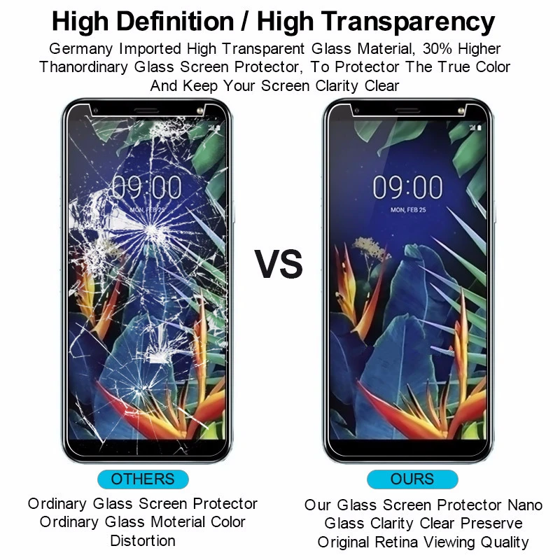 Защитное стекло для LG K 40 K40 закаленное 2.5D Premium 9h Защита экрана lg k защитная