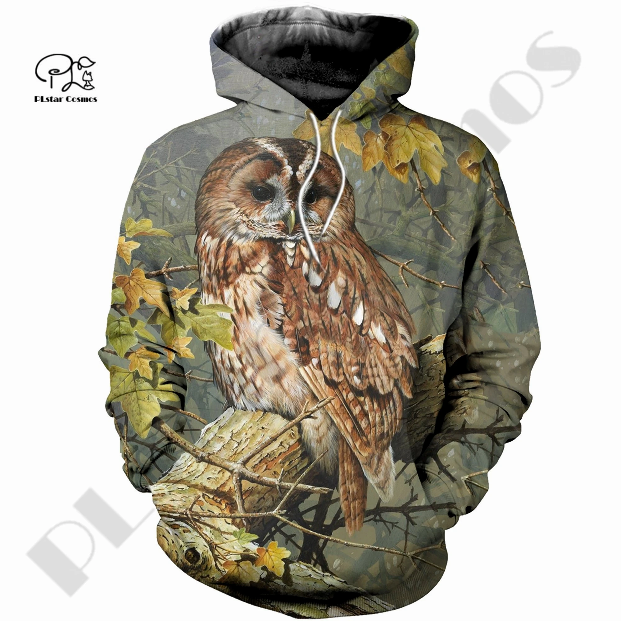 

PLstar Cosmos 3Dprinted Newest Bird Owl Animal Art Harajuku Streetwear Pullover Unique Unisex Hoodies/Sweatshirt/Zip Style-8