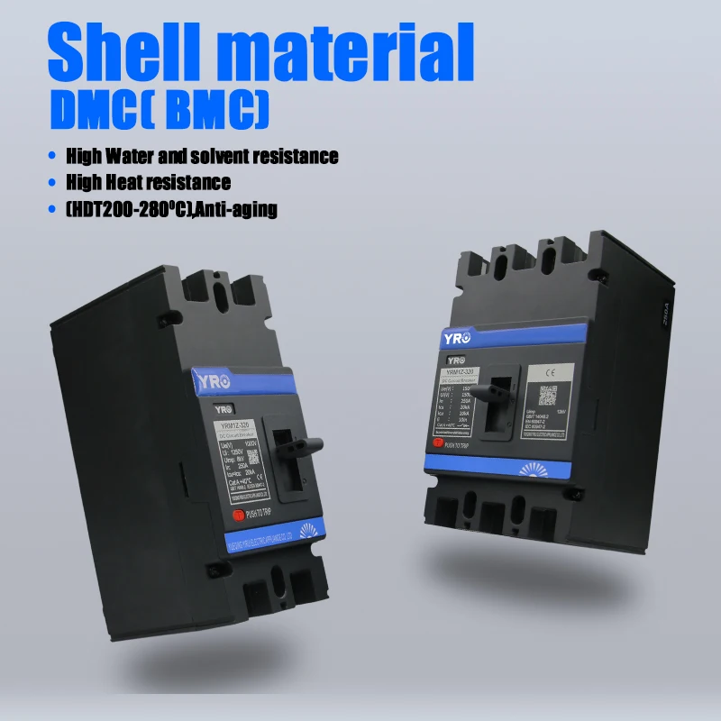 Автоматический выключатель в литом корпусе DC 2P1000V MCCB солнечная батарея защита от