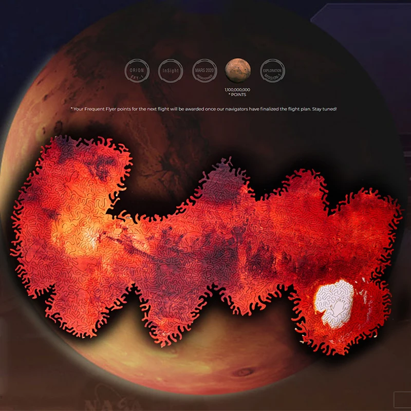 Уникальные деревянные планета Пазлы таинственная загадка подарок способный