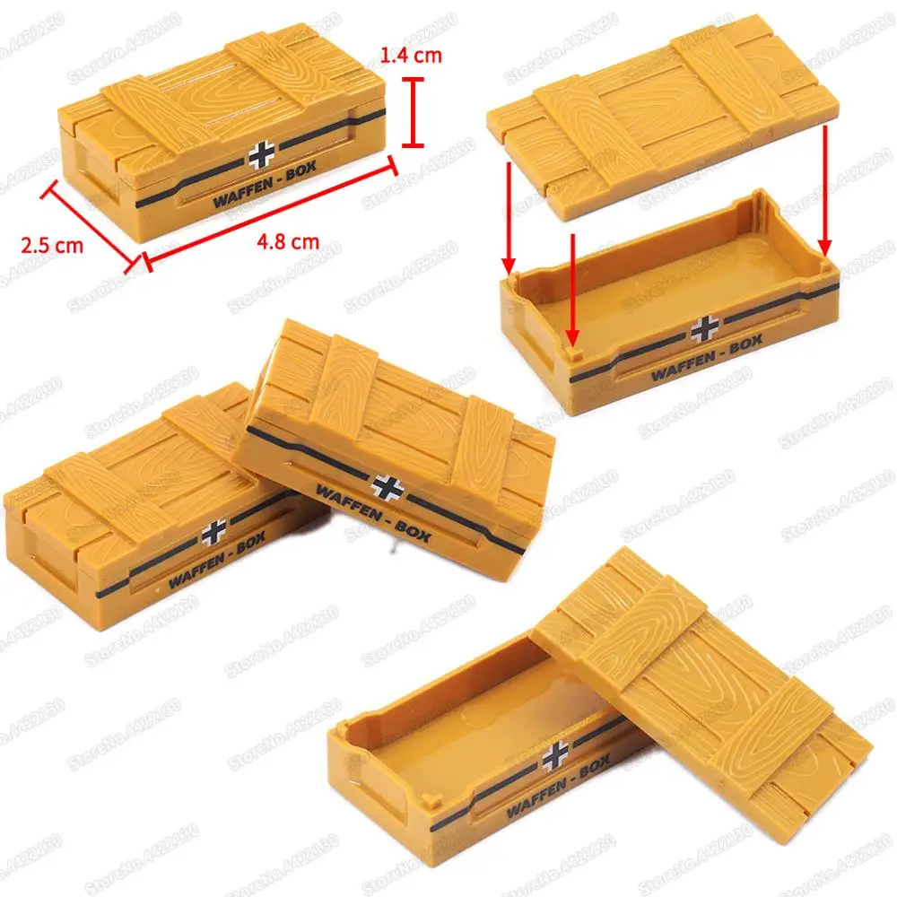 Конструктор армейский Военный WW2 фигурки спецназа Moc город мини-материал набор