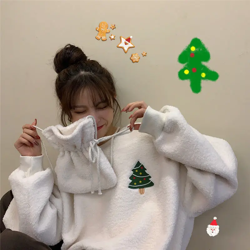 

Send satchel plus velvet thickened vest girl autumn winter new red imitation lamb cashmere student jacket tide