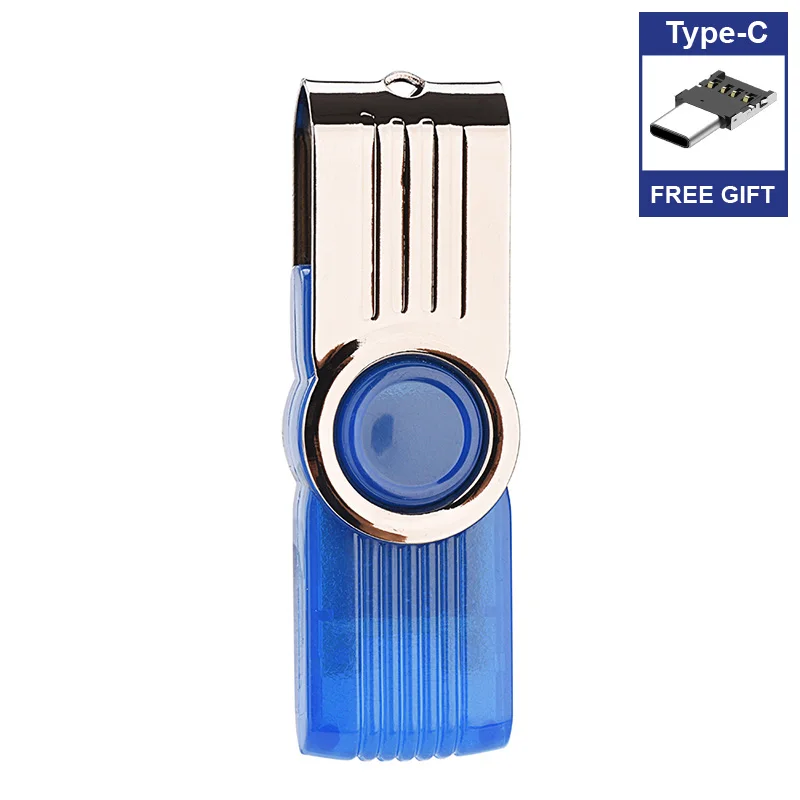 Подарочный высокоскоростной адаптер type-C USB флеш-накопитель 256 ГБ 128 Гб 64 ГБ 32 ГБ Флешка USB 2,0 карта памяти флеш-накопитель