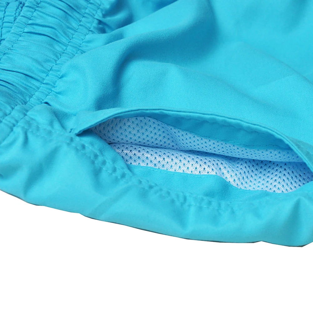

2021 Summer New Mens Swimsuit Beach Quick Drying Trunks For Men Swimwear Surf Board Shorts Large Size Solid Color Shorts
