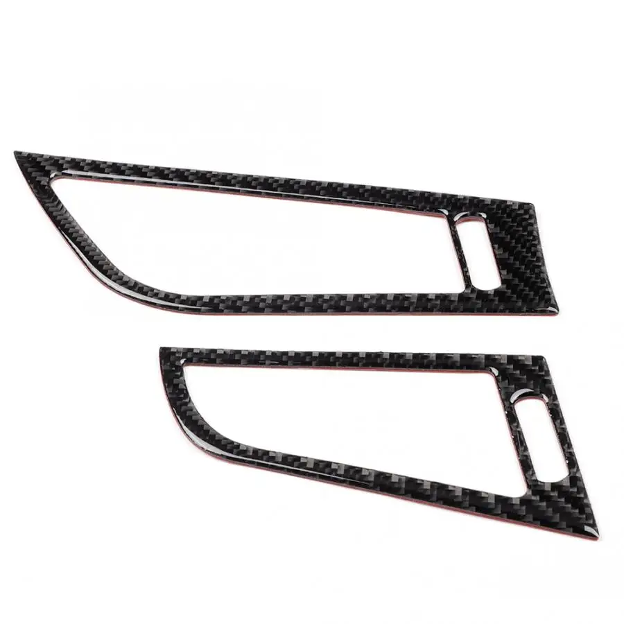 2 шт. карбоновая Автомобильная боковая воздушная розетка декоративная накладка