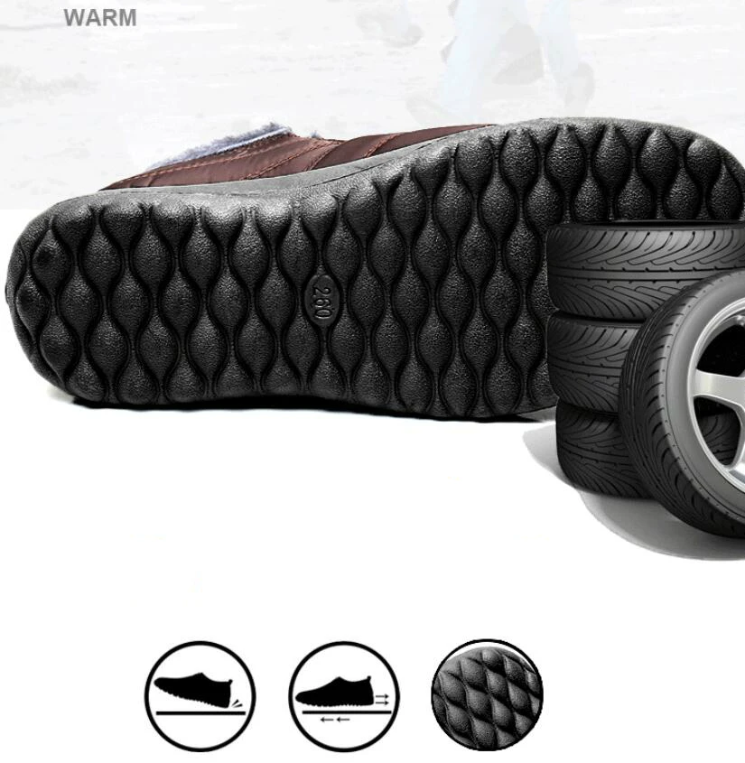 Promotion New Winter Women Shoes Snow Boots Unisex Fashion Plush Warm Waterproof Non-slip Booties Woman Low-cut Casual Shoes