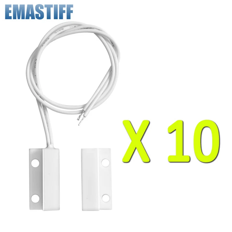 Дешевый MC 38 проводной датчик двери окна MC38 магнитный переключатель нормально