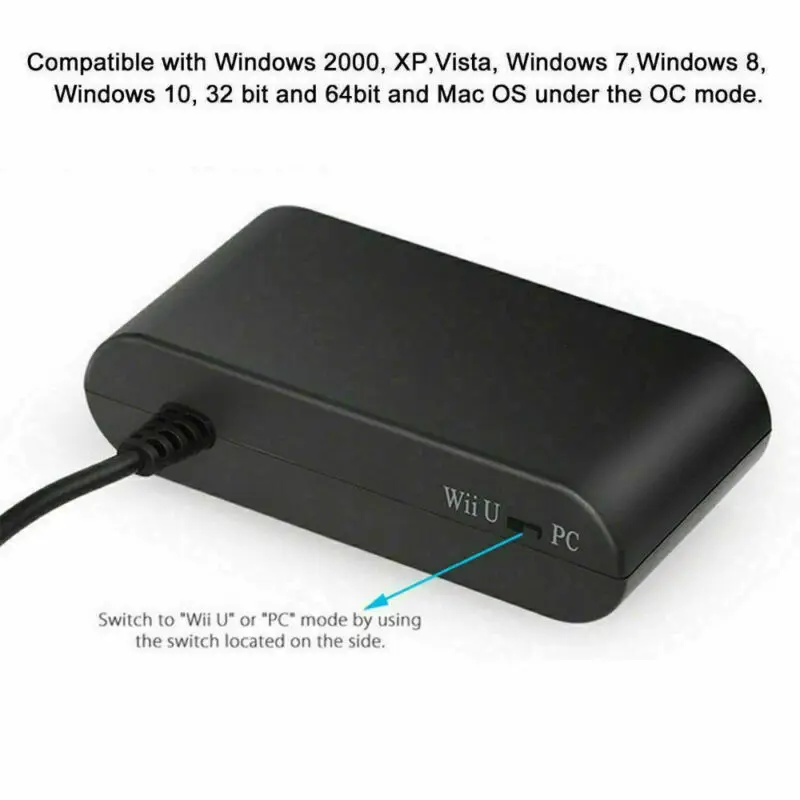 

2020 4 Port For NGC Gamecube Controller Adapter For Nintendo Wii U&Switch