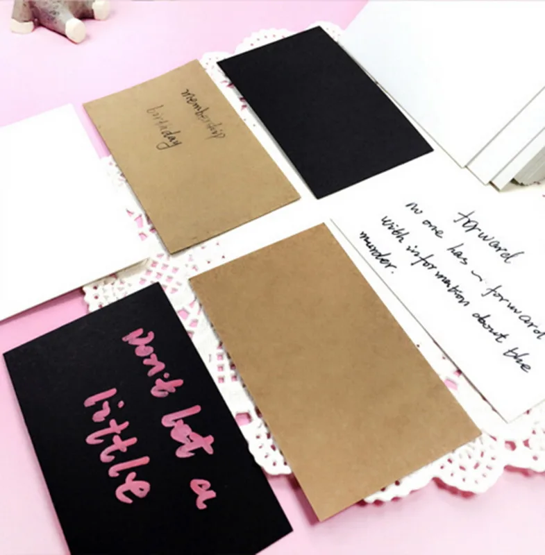 100 шт./корт. Около 9x5x 4 см Размер Ностальгия Ретро Сделай Сам крафт-бумага пустая