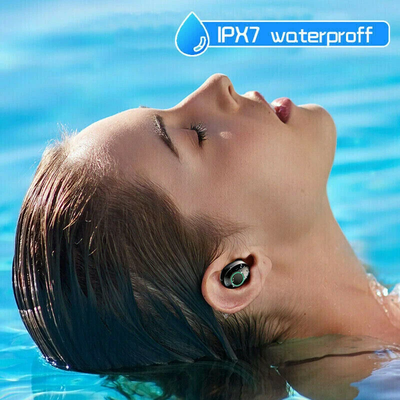 Беспроводные наушники с inaural светодиодный дисплей Поддержка беспроводной