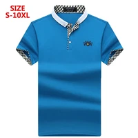 new 2022 summer men polo shirts short sleeve cool cotton slim fit casual business men shirts luxury brand size s 10xl
