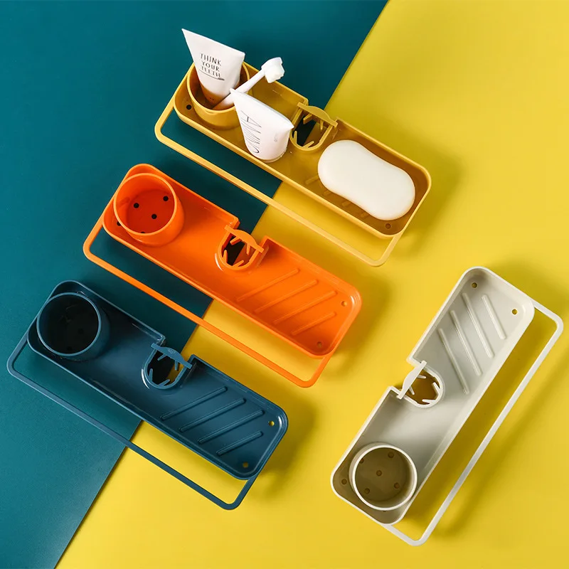 Стеллаж для слива раковины полка мыла органайзер хранения корзина сумка