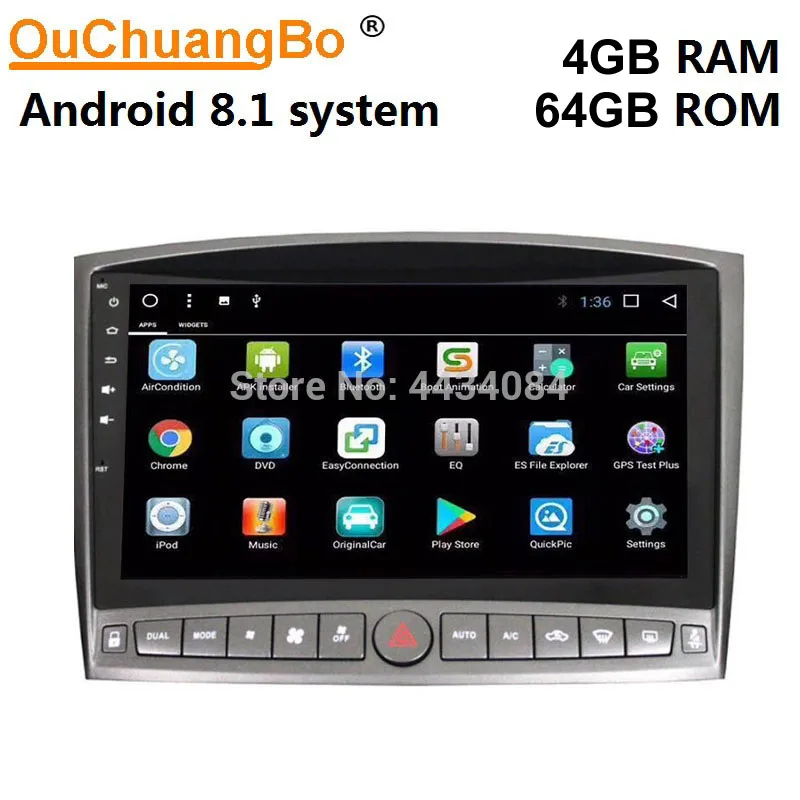 Автомобильный радиоприемник Ouchuangbo 10 1 дюйма gps стерео аудио плеер для Lexus IS200 IS300