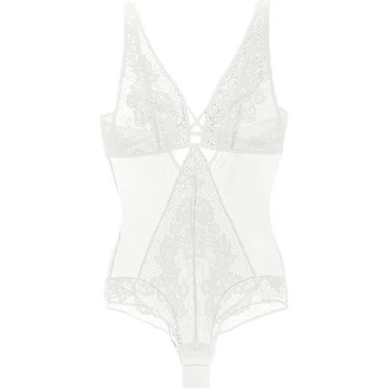 Новый сексуальный цельный корсет ультратонкое кружевное Прозрачное нижнее