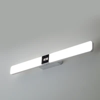 led touch sensor kitchen cabinet light lamp usb rechargeable dimmable time display magnetic attraction night lamp bookshelf lamp