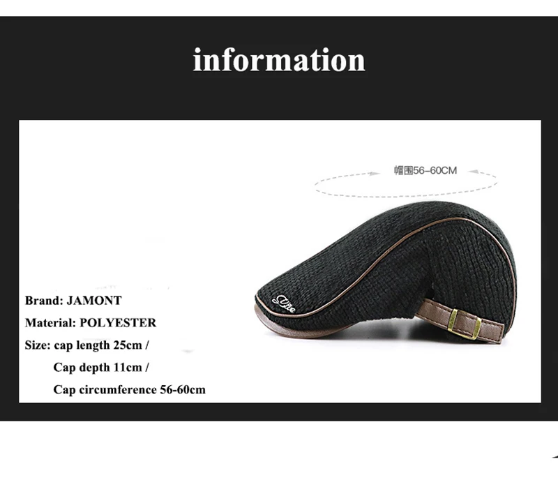 [JAMONT], высококачественный брендовый вязаный берет, Casquette Homme, кожаная плоская кепка для мужчин, Boina Hombre, Кепка с козырьком, Planas Snap