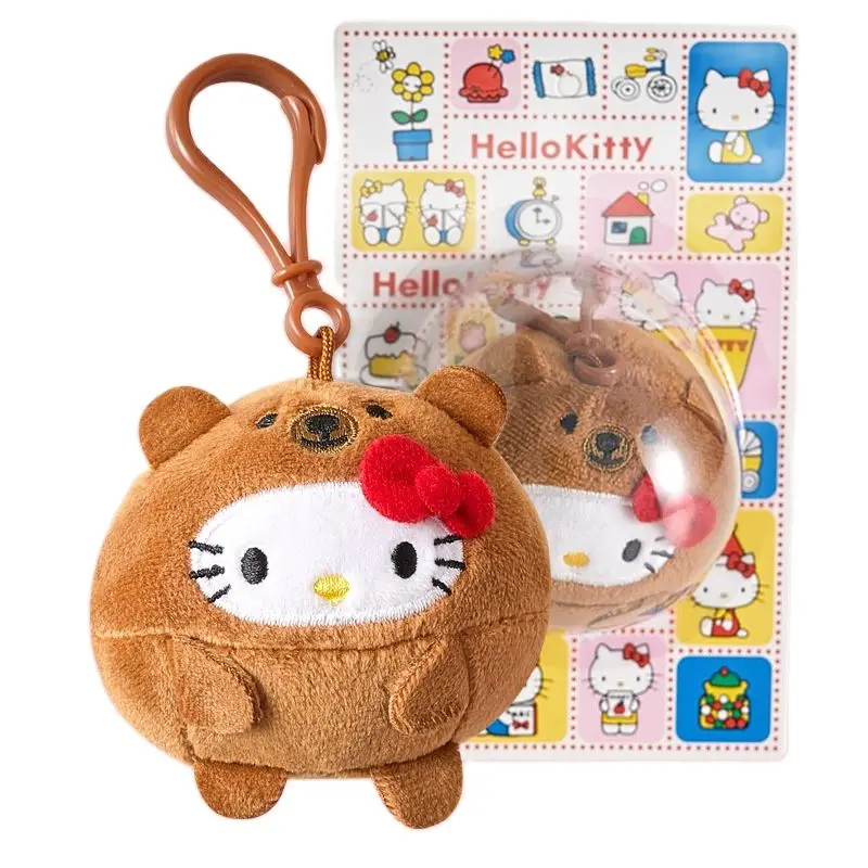10 см Kawaii Squshie Kitty Белый Аниме КТ Кот мультфильм Мягкие плюшевые сумки брелок кукла