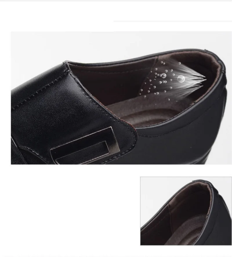 Aleafalling/блестящие мужские официальные туфли на липучке туфли-оксфорды из