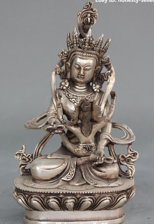 Декоративные латунные фабричные магазины тибетская Серебряная китайская