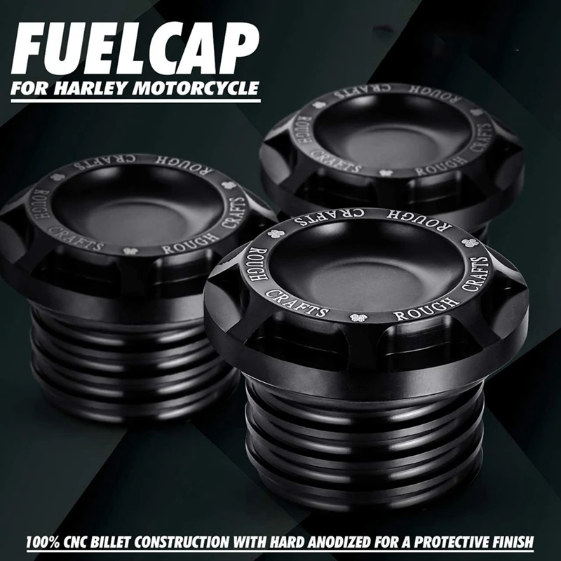 Черная алюминиевая крышка для мотоцикла с топливным газом и маслом декоративная