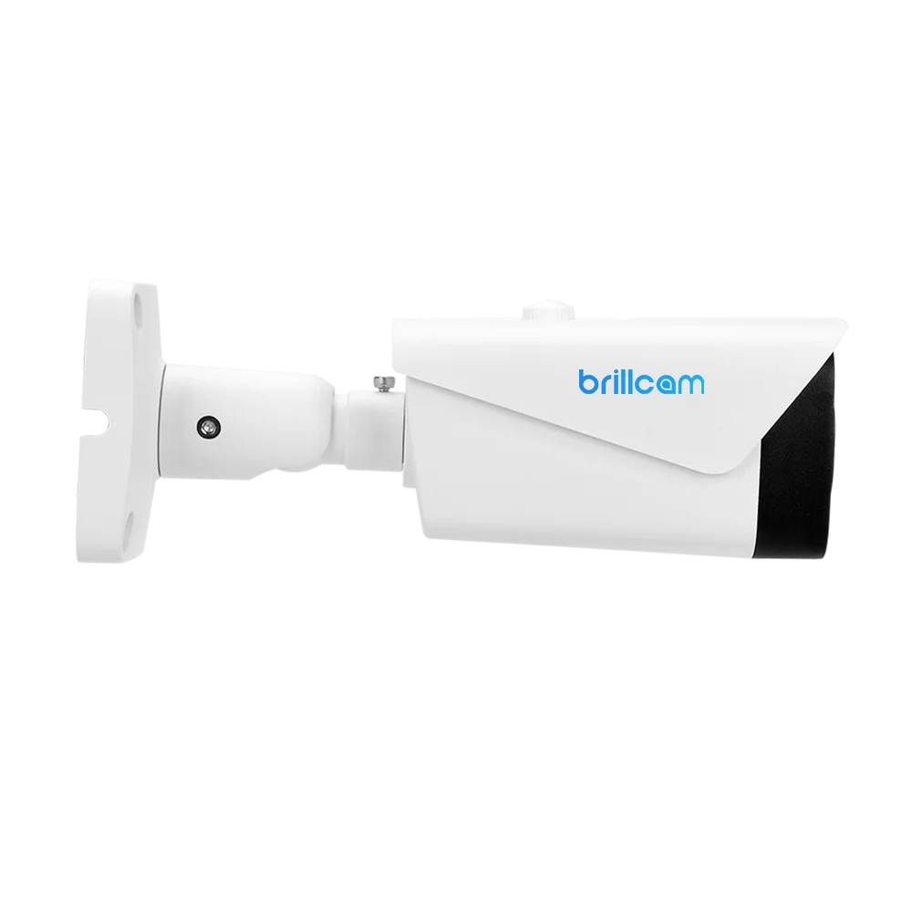 Brillcam 4K 8MP POE IP Камера AI Микрофон Micro SD Запись открытый Водонепроницаемый дома