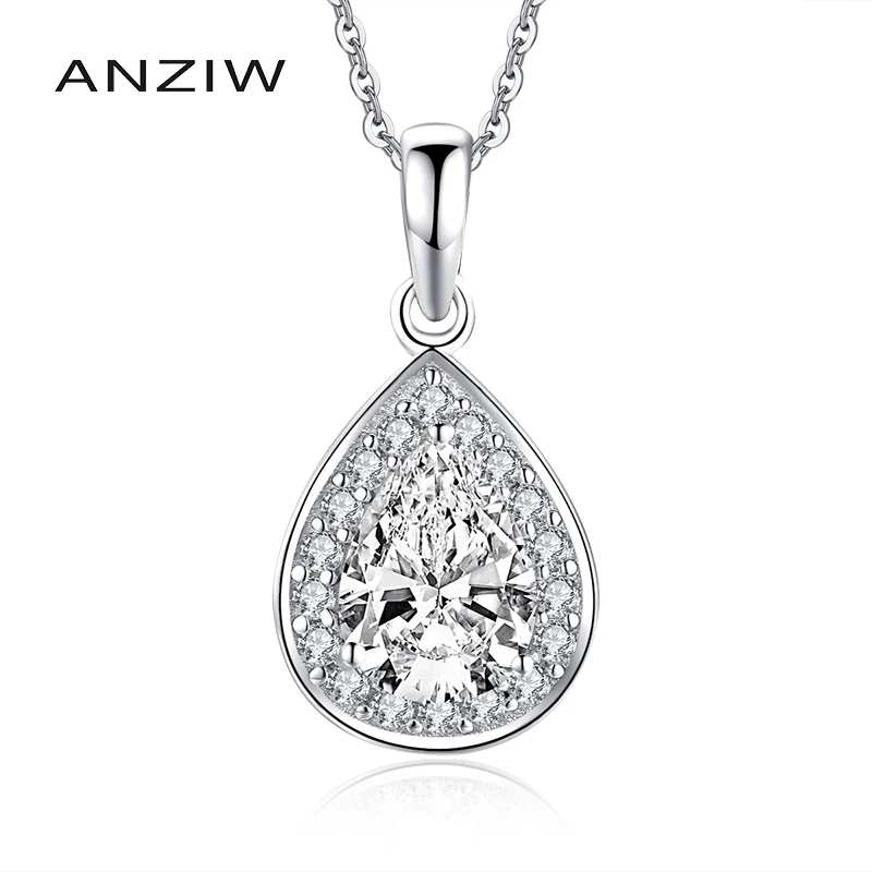 Женское ожерелье с подвеской ореолом из серебра 1 25 пробы искусственным