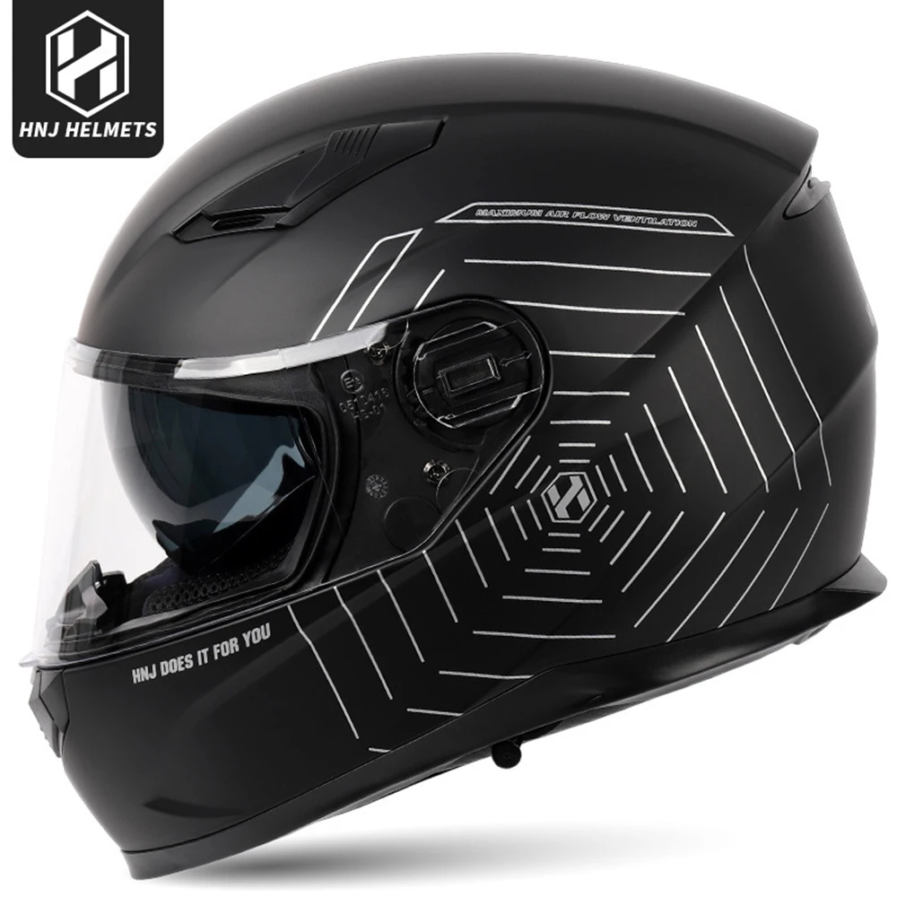 

Full Face Casco Moto Man Woman Double Lens Helmet Motorcycle Flip Up Motocross Helmet Motorcycles For Adults Crash Helmet Black