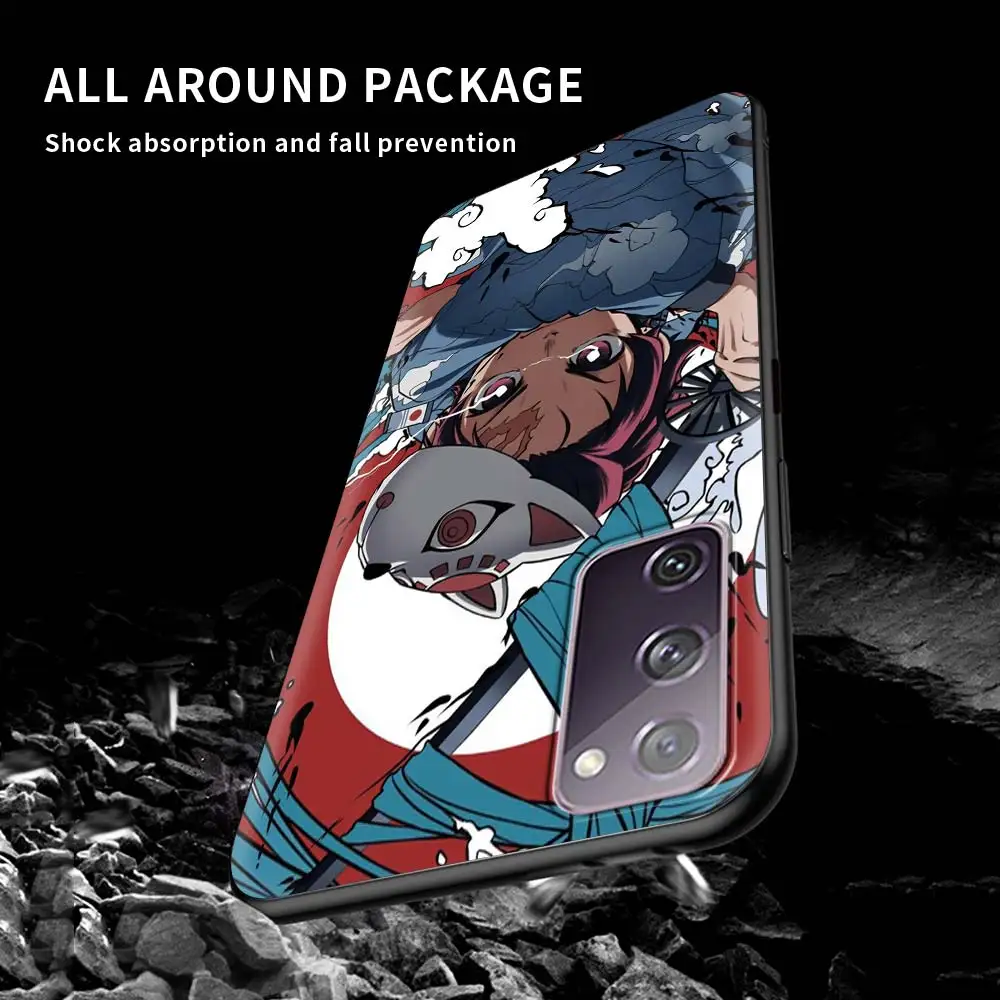

Anime Demon Slayer Tpu Case For Samsung S20 FE S21 S10 S9 Plus S8 S10e for Galaxy Note 20 Ultra 10 Lite 9 Soft Phone Cover