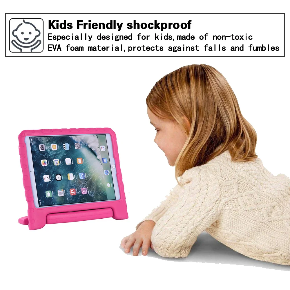 Чехол для Apple Ipad 2 3 4 5 6 7 8 9th/Air 1 3/pro 10 5/Mini 12345 детский пенопластовый чехол-подставка