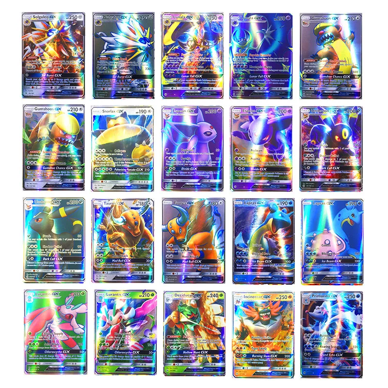 Takara Tomy карты покемона Сияющие GX Мега Игра битва карта игра для детей день
