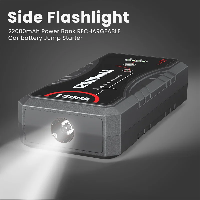 Автомобильное пусковое устройство 12800 мАч портативное зарядное портативная