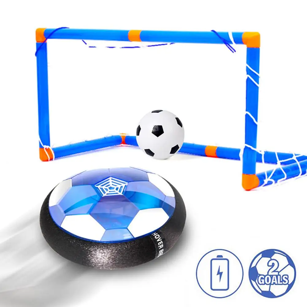 

Kids Toys Hover Soccer Ball Set Rechargeable With LED Light Goal For Indoor Playing Soccer Ball Kids Toys