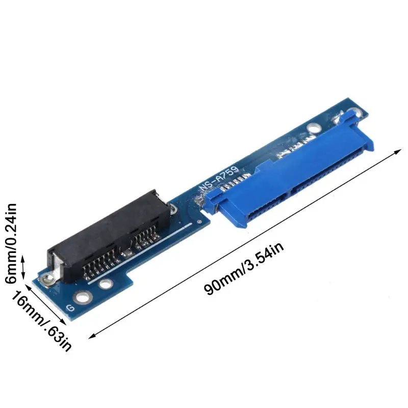Адаптер Micro SATA 7 + 6 Male на 15 Female Serial ATA конвертер для Lenovo 310 312 320 330 IdeaPad 510 5000 печатная