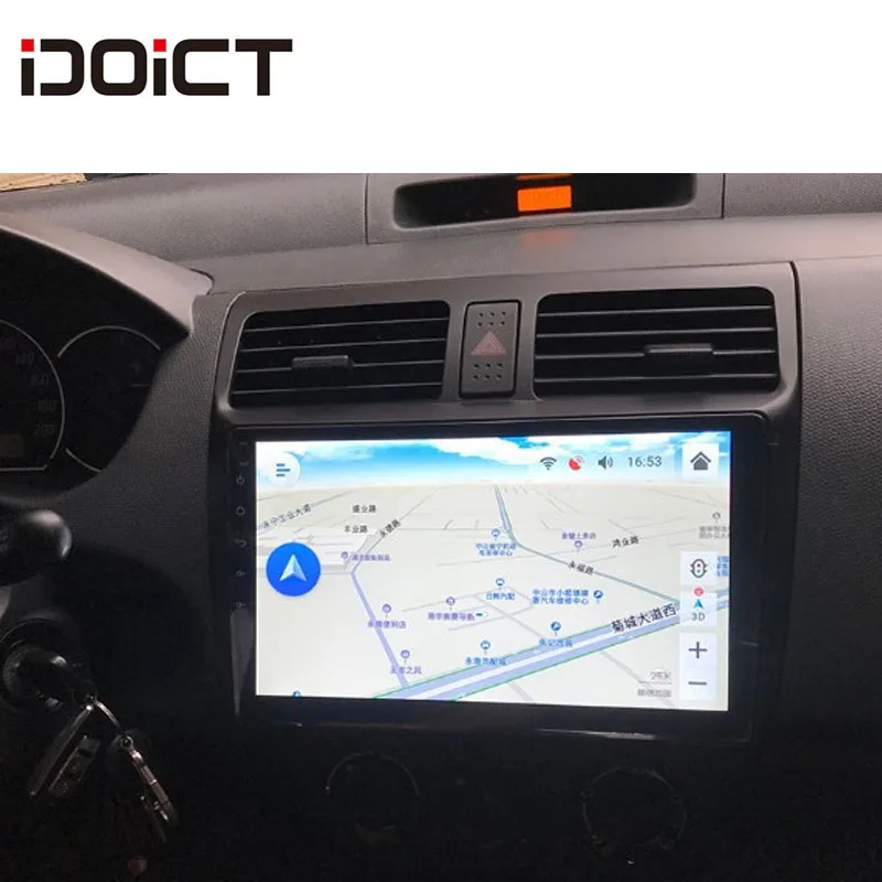 IDOICT Android 8 1 IPS 2G + 32G автомобильный DVD плеер GPS навигация Мультимедиа для Suzuki Swift