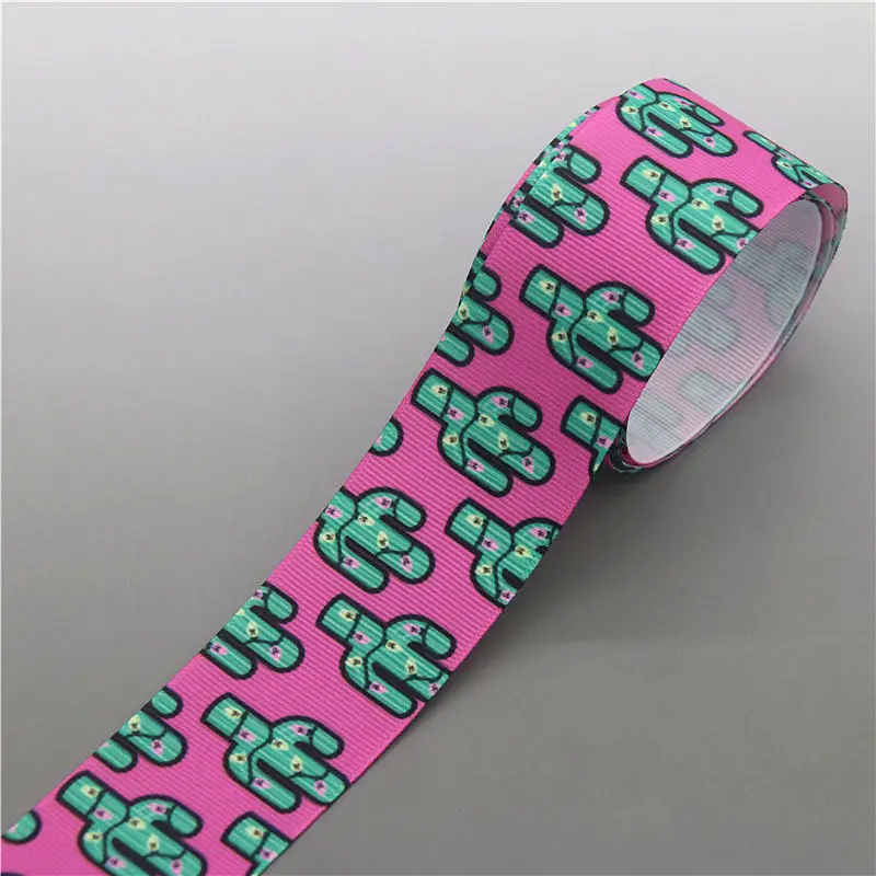 DHK 1 5 'Ƌ ярдов кактуса череп Мексика напечатан Grosgrain ленты ленточный аксессуар